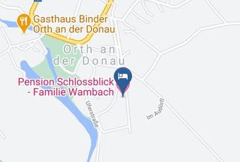 Pension Schlossblick Familie Wambach Carta Geografica - Lower Austria - Ganserndorf