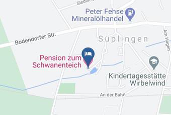 Pension Zum Schwanenteich Karte - Saxony Anhalt - Borde