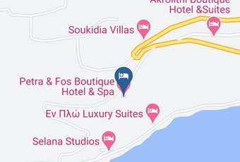 Petra & Fos Boutique Hotel & Spa Map - Peloponnese - Lakonia