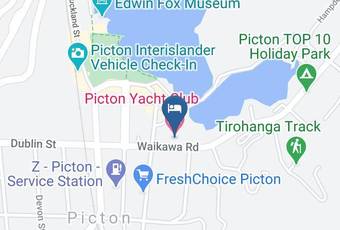 Picton Yacht Club Hotel Map - Marlborough - Picton