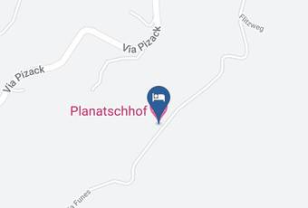 Planatschhof Carta Geografica - Trentino Alto Adige - Bolzano