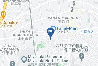 Plarail Guesthouse Map - Miyazaki Pref - Miyazaki City