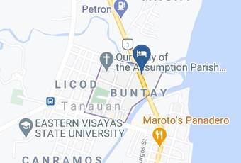 Playa Alegre Map - Eastern Visayas - Leyte