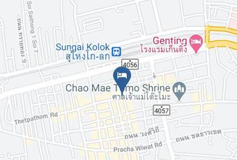 Plaza Hotel Map - Narathiwat - Su Ngai Kolok District