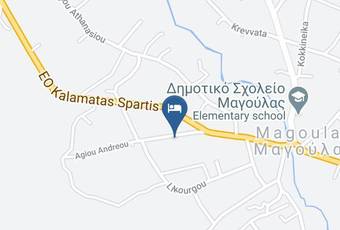Plethon Residence Map - Peloponnese - Lakonia