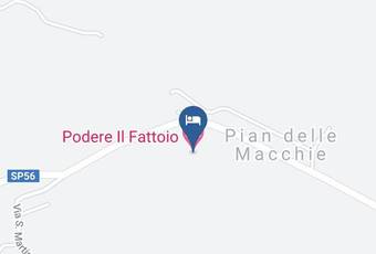 Podere Il Fattoio Carta Geografica - Tuscany - Florence