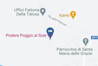 Podere Poggio Al Sole Carta Geografica - Tuscany - Siena