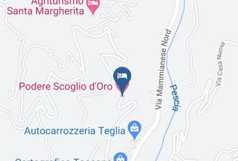 Podere Scoglio D\'oro Carta Geografica - Tuscany - Pistoia