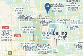 Post And Telecommunication Correspondence Hotel Map - Beijing - Xicheng District