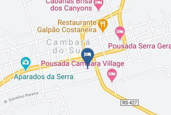 Pousada Canto Dos Passaros Map - Rio Grande Do Sul - Cambara Do Sul