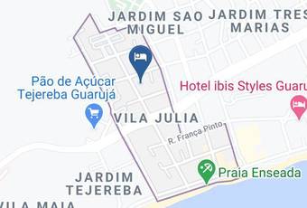 Pousada Oseas Map - Sao Paulo - Guaruja