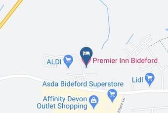 Premier Inn Bideford Hotel Map - England - Devon