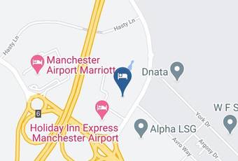 Premier Inn Manchester Airport M56 J6 Runger Lane North Hotel Kaart - England - Greater Manchester