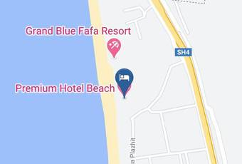 Premium Hotel Beach Mapa
 - Tirana - Kavaje