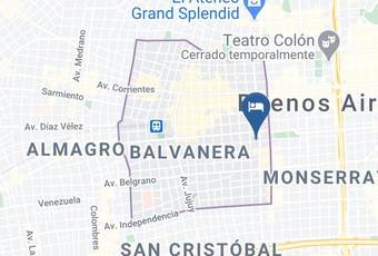 Hotel Presidente Peron Mapa - Buenos Aires Autonomous City - Balvanera
