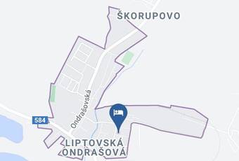 Privat U Gazdu Map - Zilina - Liptovsky Mikulas