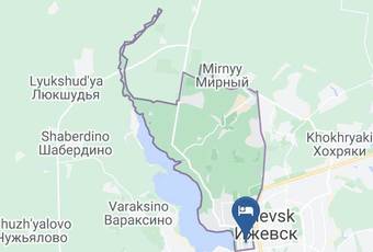 Profsoyuznaya Map - Udmurtia - Izhevsk