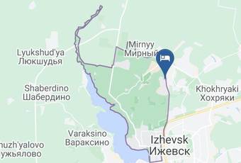Pushkin Patio Mini Hotel Map - Udmurtia - Izhevsk