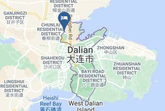 Railway 1896 Garden Hotel Map - Liaoning - Dalian