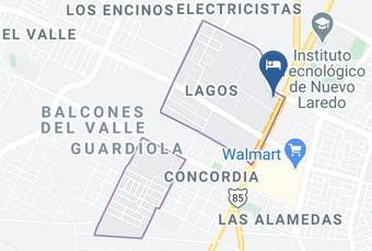 Real Inn Nuevo Laredo Mapa - Tamaulipas - Nuevo Laredo