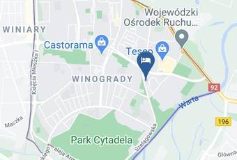 Red&blue Businesspoint Poznan Paqus Map - Wielkopolskie - Poznan