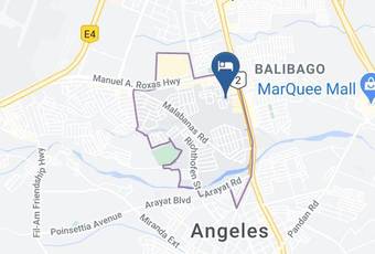 Reddoorz Plus A Santos Road Angeles City Map - Central Luzon - Pampanga