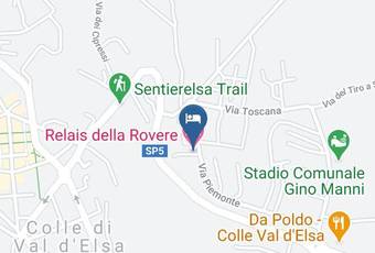 Relais Della Rovere Carta Geografica - Tuscany - Siena