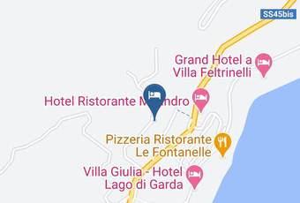 Residence Dany Gargnano Lake Garda Carta Geografica - Lombardy - Brescia