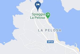 Residence Hotel La Pelosetta Carta Geografica - Sardinia - Sassari
