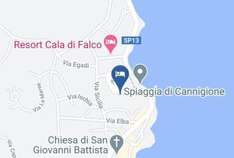 Residence Hotel Riva Azzurra Carta Geografica - Sardinia - Sassari