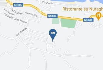 Residenza Lentisco Carta Geografica - Sardinia - Sassari