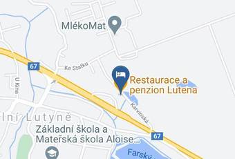 Restaurace A Penzion Lutena Map - Moravian Silesia - Karvina