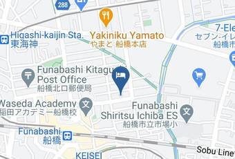 Rex Inn Funabashi Mapa - Chiba Pref - Funabashi City