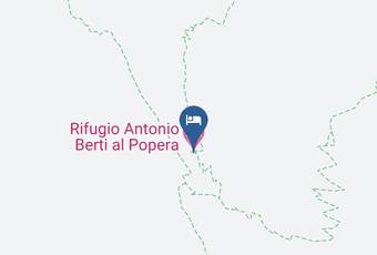 Rifugio Antonio Berti Al Popera Carta Geografica - Veneto - Belluno