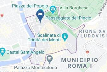 Ripetta Palace Carta Geografica - Latium - Rome