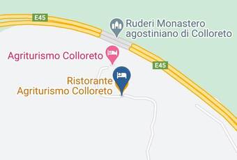 Ristorante Agriturismo Colloreto Carta Geografica - Calabria - Cosenza