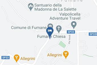 Ristorante Ai Pigni De Ceru In Valpolicella Carta Geografica - Veneto - Verona