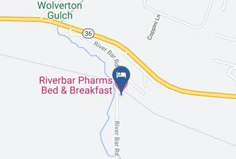 Riverbar Pharms Bed & Breakfast Map - California - Humboldt