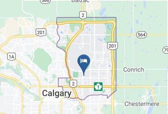 Riviera Plaza And Conference Centre Calgary Airport Map - Alberta - Division 6
