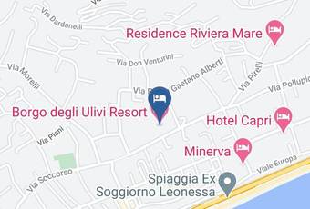 Borgo Degli Ulivi Resort Carta Geografica - Liguria - Savona