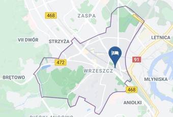 Rooms For Holidays Map - Pomorskie - Gdansk