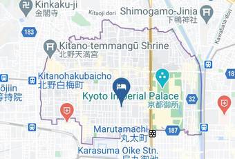 Rubino Kyoto Horikawa Mapa - Kyoto Pref - Kyoto City Kamigyo Ward