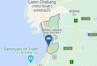 Ruensuk Apartment Map - Chon Buri - Amphoe Bang Lamung