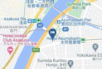 Rumah Bagus Asakusa Map - Tokyo Met - Sumida Ward