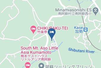 Ryokan Minawa Minamiaso Tawarayama Onsen Map - Kumamoto Pref - Minamiaso Vil Aso District