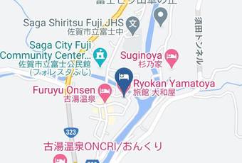 Ryokan Yamatoya Map - Saga Pref - Saga City