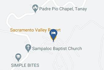 Sacramento Valley Resort Map - Calabarzon - Rizal