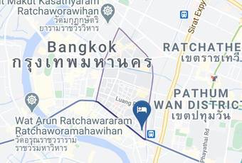 Sahai Sahakit Hotel Mapa - Bangkok City - Phra Nakhon