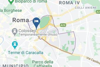 San Lorenzo Guest House Carta Geografica - Latium - Rome