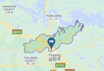 Sanjiu Hotel Map - Hunan - Yiyang